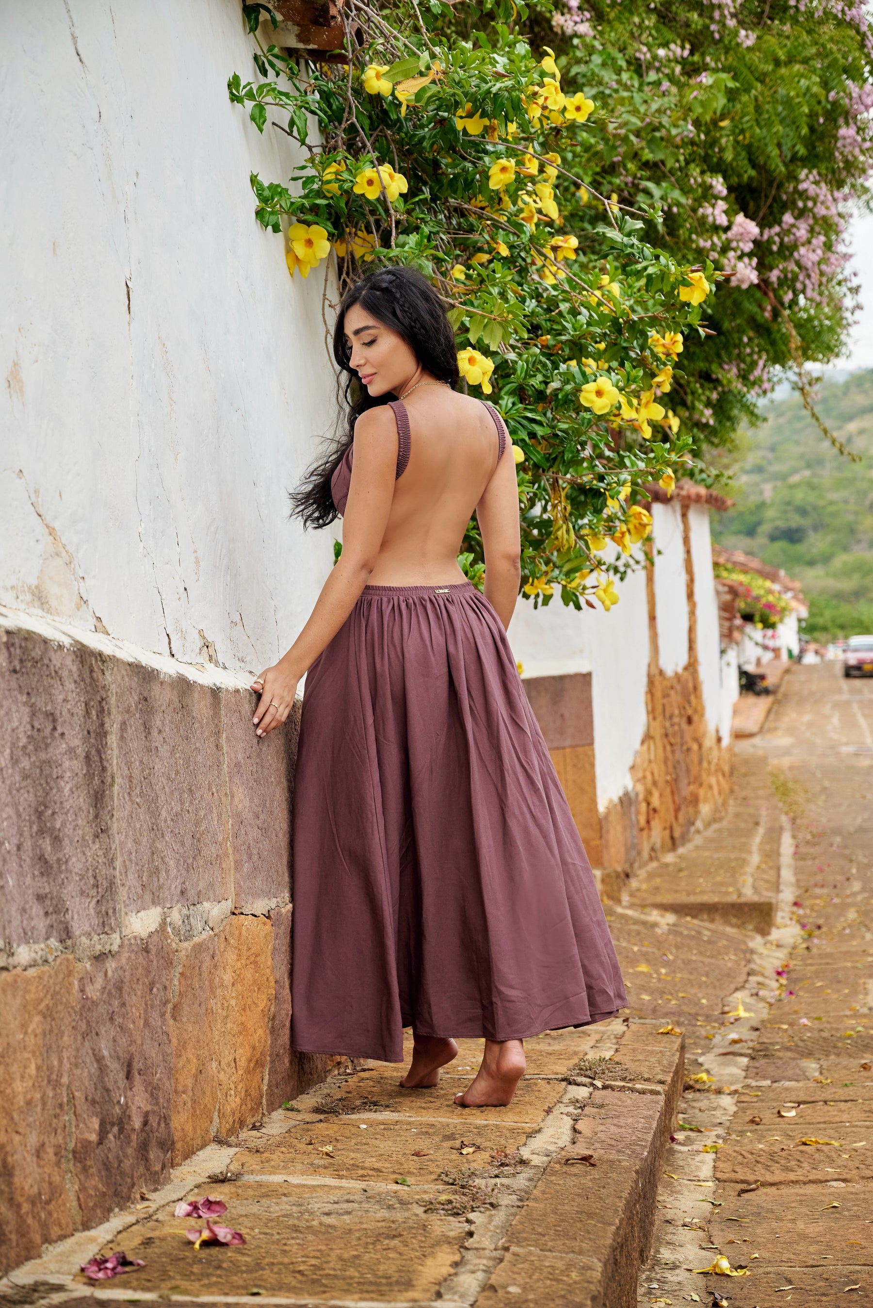 Amarilis Maxi Dress Café