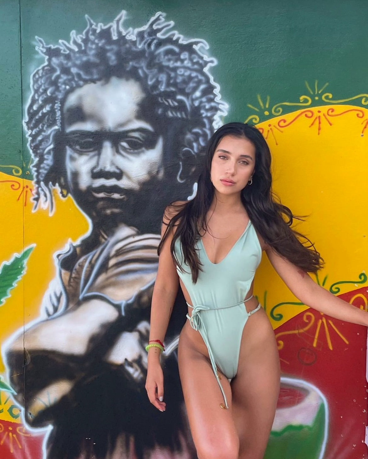 Bali One Piece Pistache