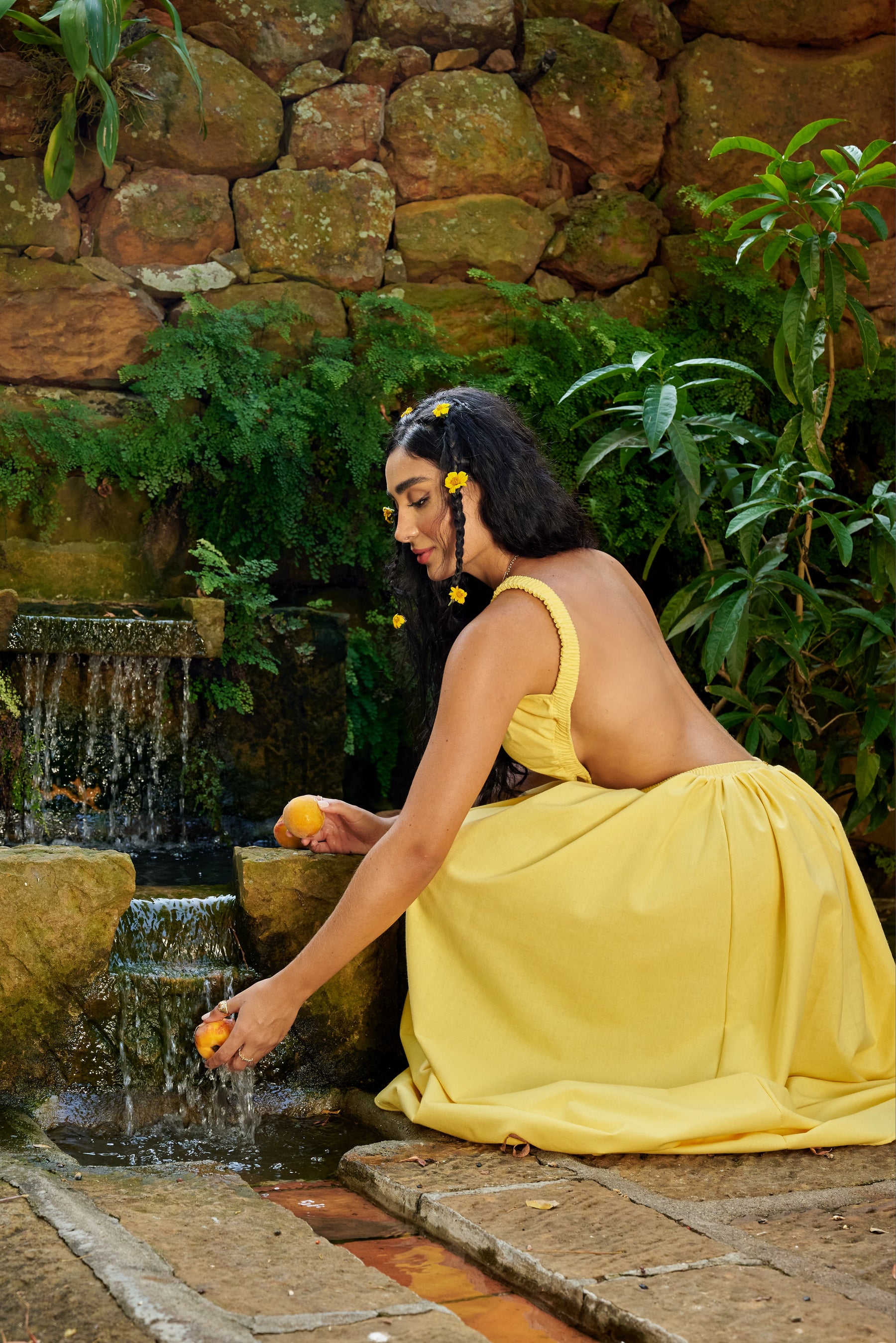 Amarilis Maxi Dress Amarillo