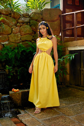 Amarilis Maxi Dress Amarillo