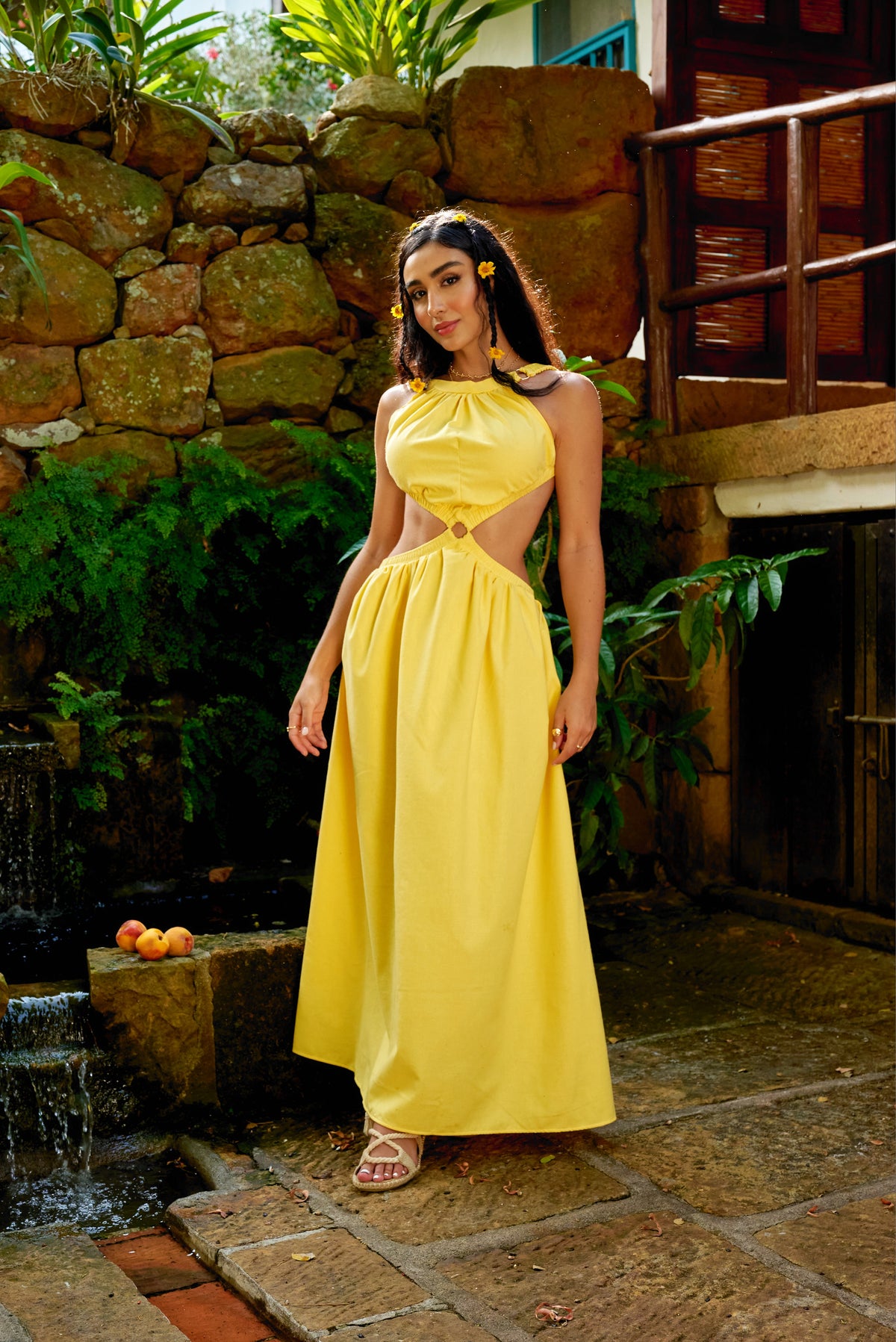 Amarilis Maxi Dress Amarillo