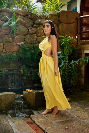 Amarilis Maxi Dress Amarillo