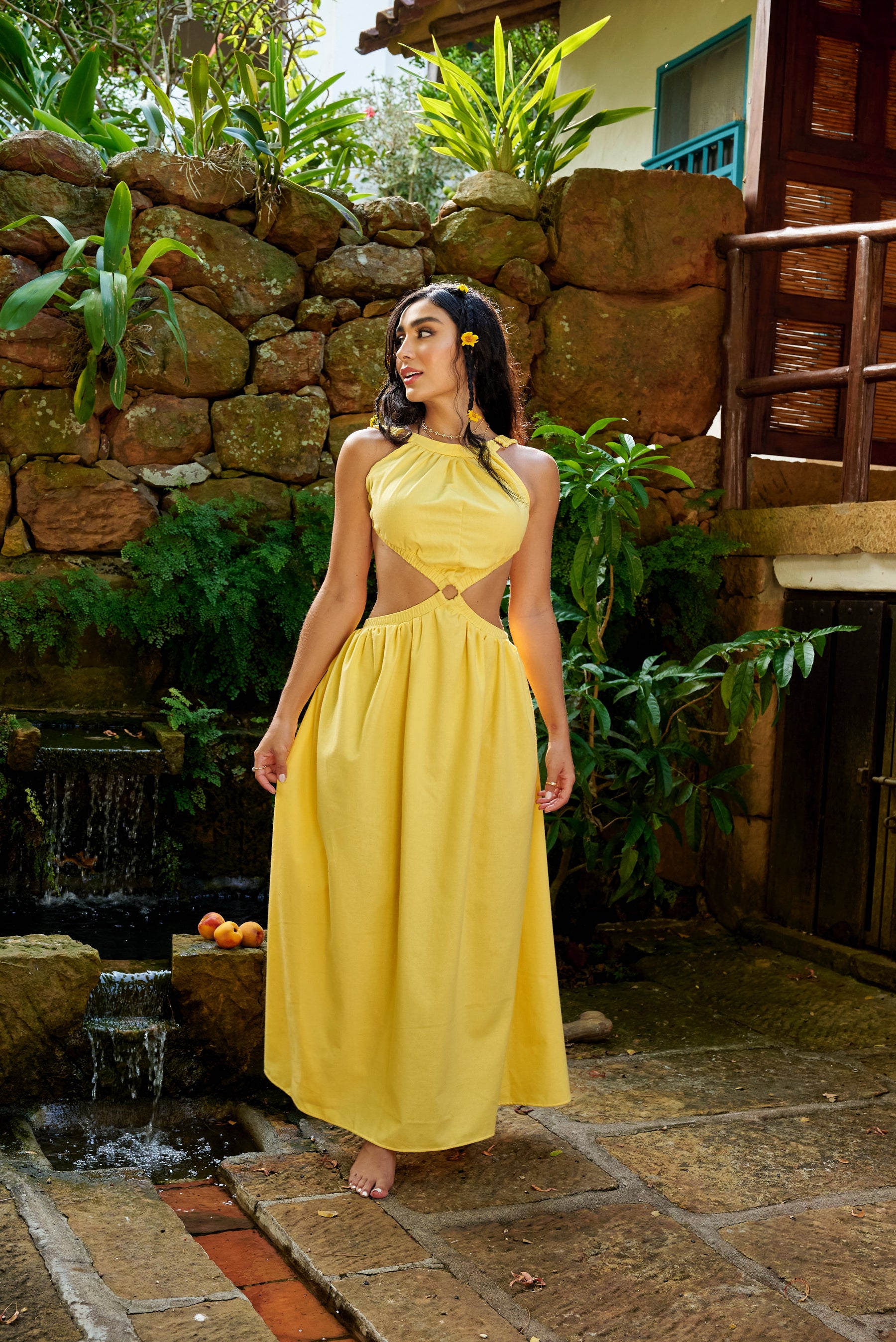 Amarilis Maxi Dress Amarillo