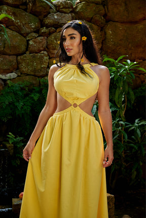 Amarilis Maxi Dress Amarillo