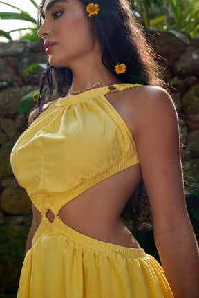 Amarilis Maxi Dress Amarillo