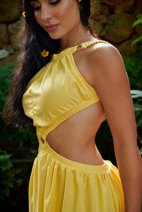 Amarilis Maxi Dress Amarillo