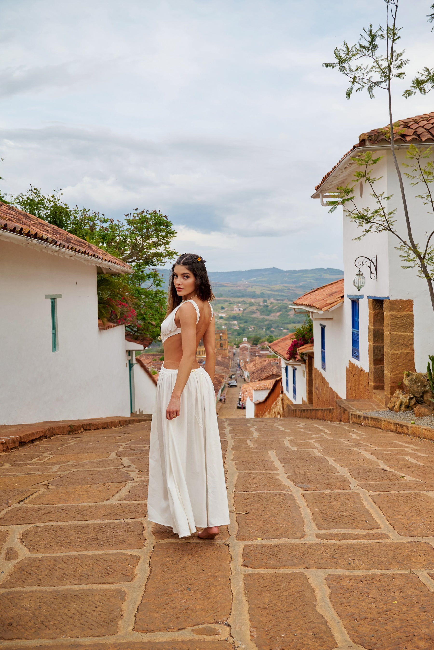 Amarilis Maxi Dress Marfil
