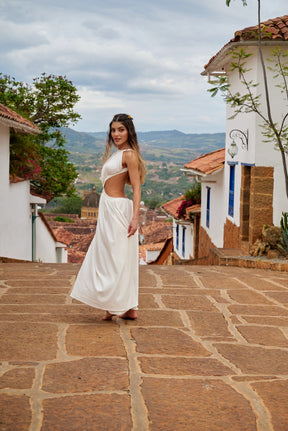 Amarilis Maxi Dress Marfil