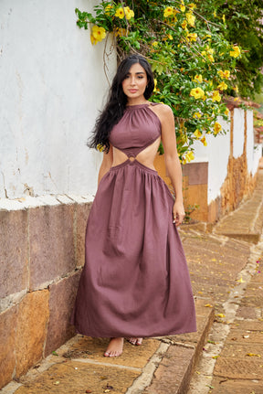 Amarilis Maxi Dress Café