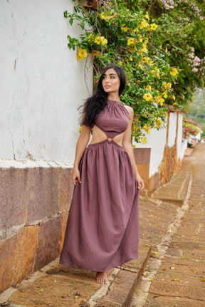 Amarilis Maxi Dress Café
