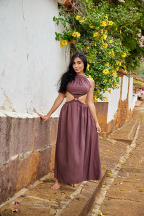 Amarilis Maxi Dress Café