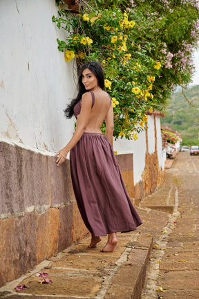 Amarilis Maxi Dress Café