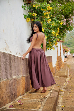 Amarilis Maxi Dress Café
