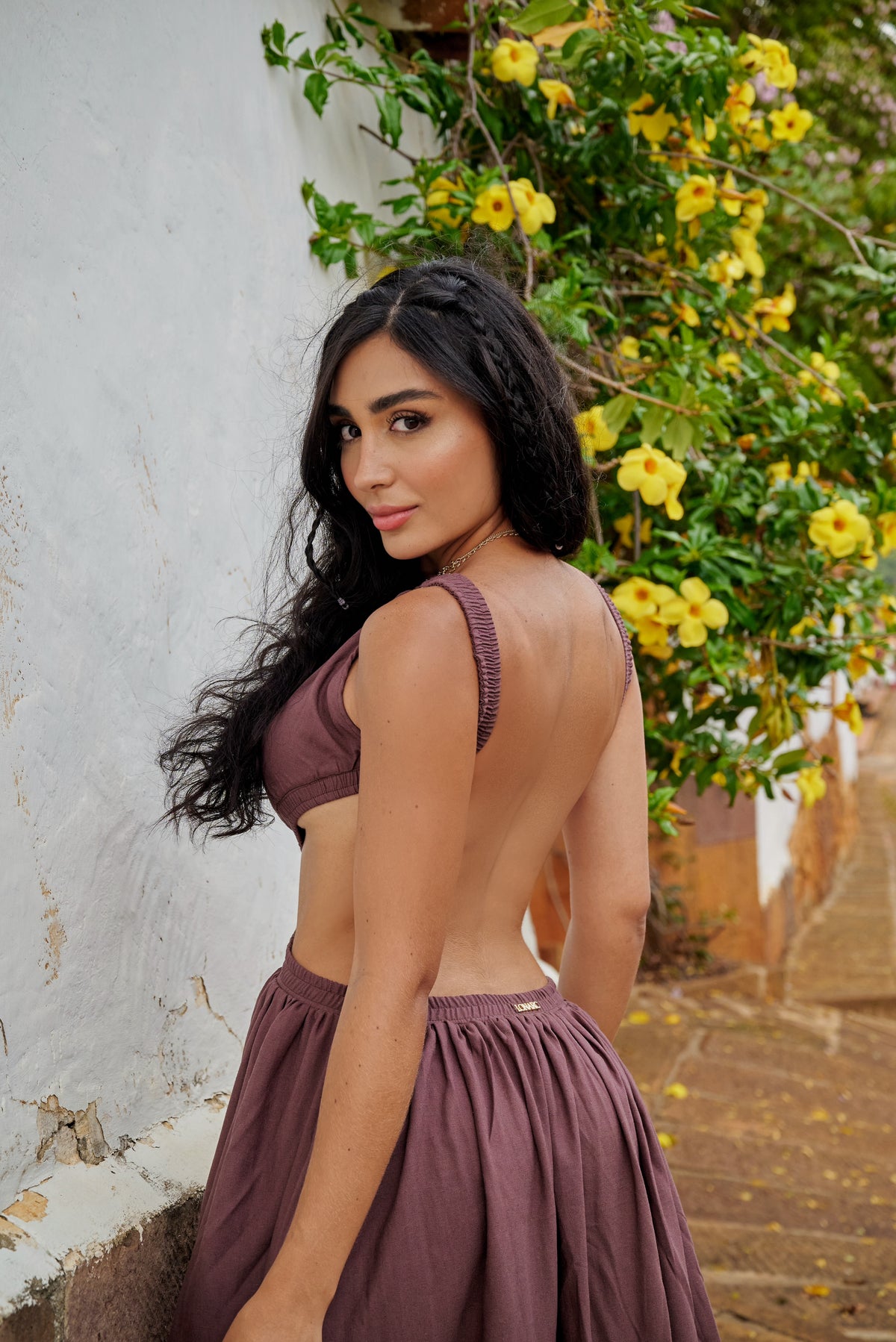 Amarilis Maxi Dress Café