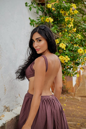 Amarilis Maxi Dress Café