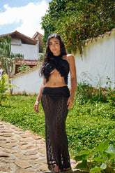 Mosquetta Maxi Skirt Negro