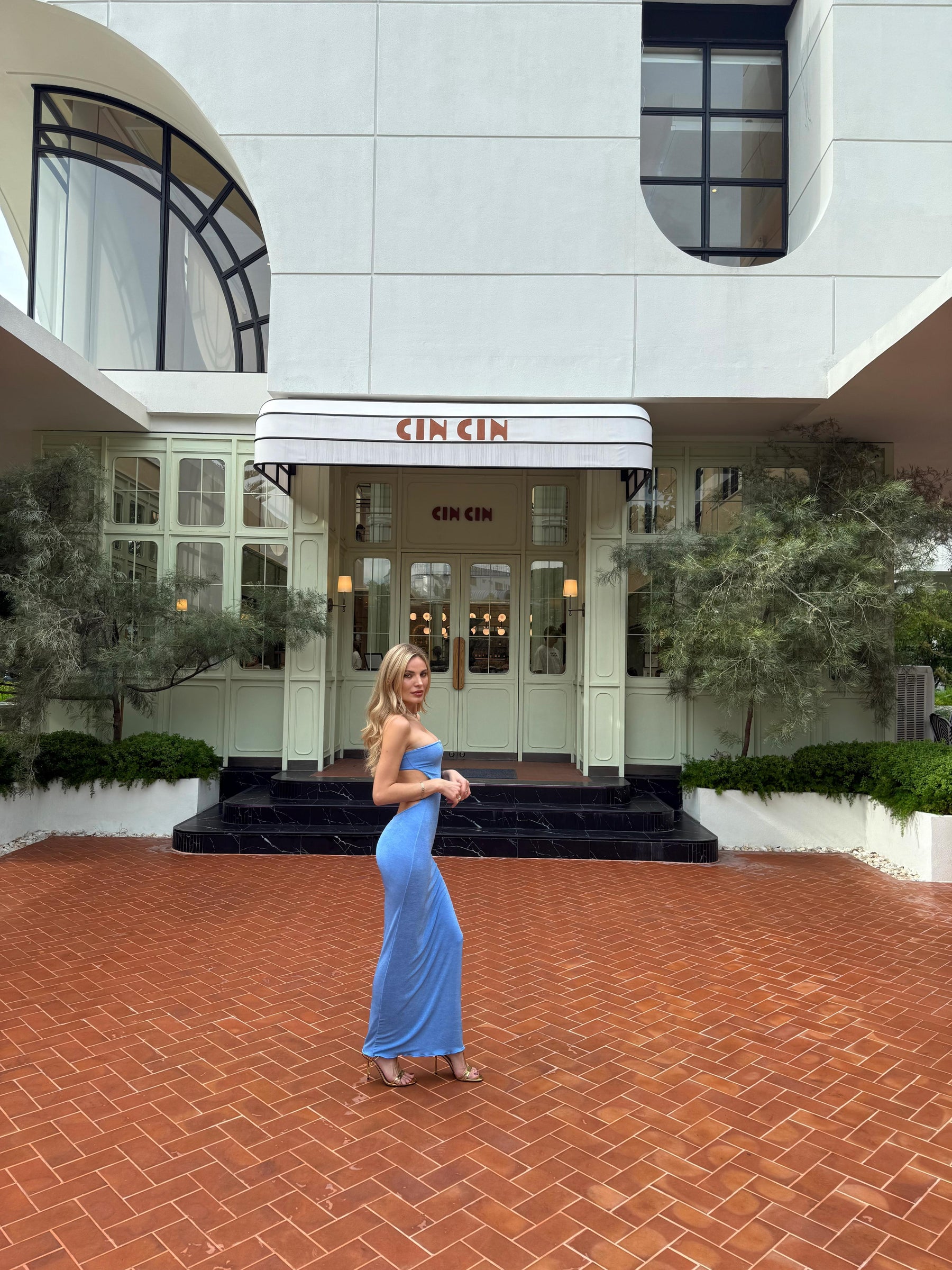 Audrey Dress Baby Blue