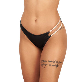 Florida Bottom Black and Nude Strips