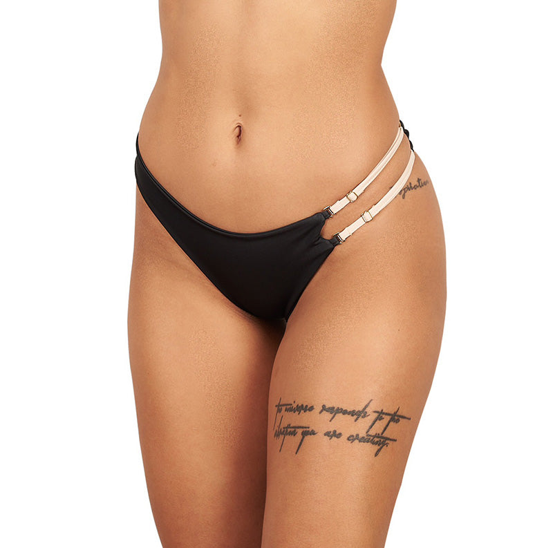 Florida Bottom Black and Nude Strips