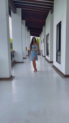 Jade Dress Baby Blue